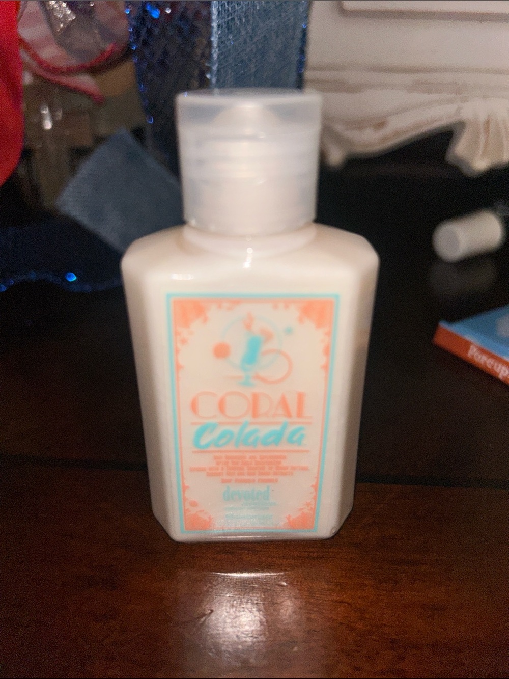 New Coral Colada Lotion - Peach & Teal